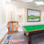 Wooden 10 Pool Cue Floor Stand Rack-Oak
