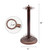 Metal 6 Pool Cue Floor Stand Rack-Oil Rubbed Bronze