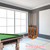 Wooden 10 Pool Cue Corner Style Rack-Oak