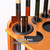 Wooden 10 Pool Cue Corner Style Rack-Oak