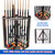 Wooden 10 Pool Cue Corner Style Rack-Silver Mist