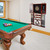 Wood 10 Pool Cue Rack & Dartboard Cabinet Combination-Mahogany