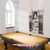 Woodwn 8 Pool Cue Wall Mounted Rack-Brushed Grey