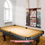 Woodwn 8 Pool Cue Wall Mounted Rack-Mahogany