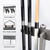 Woodwn 6 Pool Cue Wall Mounted Rack-Silver Mist