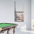 Woodwn 6 Pool Cue Wall Mounted Rack-Brushed Grey