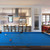 2-Piece Wood 6 Pool Cue Wall Mounted Rack-Brushed Grey