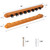 2-Piece Wood 8 Pool Cue Wall Mounted Rack-Oak