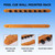 2-Piece Wood 8 Pool Cue Wall Mounted Rack-Oak