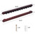 2-Piece Wood 12 Pool Cue Wall Mounted Rack-Mahogany