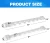 2-Piece Acrylic Pool Cue Wall Mounted Rack-8