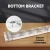 2-Piece Acrylic Pool Cue Wall Mounted Rack-8
