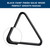 Solid Wood 8-Ball Triangle Ball Rack (Black)