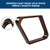 Solid Wood Billiard Pool 9-Ball Diamond Pool Ball Racks (Espresso)