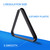 Plastic 8-Ball Triangle Ball Rack (Black)