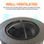 32" Fire Pit Table for Wood Burning, Round Fire Pit for Bonfire, Backyard, Patio