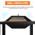 30" Fire Pit Table with Marble Tile Top, Fire Pit for Outside Patio, Yard Party, Garden