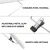 Wooden Hangers with Adjustable Metal Clips (White)