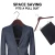 Wooden Hangers with Adjustable Metal Clips (Dark Cherry)
