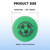 Regulation Size Foosball Table Replacement Balls (Green)
