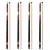 Set of 4 58" Canadian Maple Hardwood Billiard Pool Cue Sticks-Red