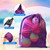 30" x 40" Extra-Large Mesh Sports Ball Drawstring Bag with Adjustable Shoulder Strap(Purple)