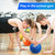 Playground Balls,Kickball, Bouncy Dodge Ball,Handball for Indoor and Outdoor(Orange)