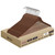 Wooden Hangers with Pants Bar for Jackets, Coats, Suits, and Shirts (Walnut)