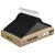 Wooden Hangers with Pants Bar for Jackets, Coats, Suits, and Shirts (Black)