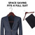 Wooden Hangers with Pants Bar for Jackets, Coats, Suits, and Shirts (Dark Cherry)