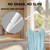 Wooden Hangers with Pants Bar for Jackets, Coats, Suits, and Shirts (White)