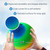 Playground Balls,Kickball, Bouncy Dodge Ball,Handball for Indoor and Outdoor(Rainbow)