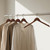 Wooden Hangers without Bar for Jackets, Coats, Suits, and Shirts (Walnut)