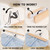9.8" Wooden Non Slip Pants Hangers, Clamp Hangers with Soft Felt Lining for Pants, Jeans, Slacks, Trouser