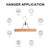 12" Wooden Non Slip Pants Hangers, Clamp Hangers with Soft Felt Lining for Pants, Jeans, Slacks, Trouser