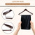 Wide Shoulder Wooden Hangers, Non-Slip Suit Hangers with Locking Bar for Suits, Jackets (Dark Cherry)