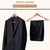 Wooden Suit Hangers with Non Slip Pants Bar, 12-Pack Wood Extra-Wide Shoulder Hangers (Cedar Wood)