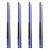 Set of 4 Matte Blue Fiberglass Graphite Composite Billiard Pool Cue Sticks