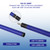 Set of 4 Matte Blue Fiberglass Graphite Composite Billiard Pool Cue Sticks