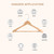 Wooden Suit Hangers with Non Slip Pants Bar, 12-Pack Wood Extra-Wide Shoulder Hangers (Natural Wood)