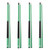 Set of 4 Matte Green Fiberglass Graphite Composite Billiard Pool Cue Sticks