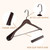 Wooden Suit Hangers with Non Slip Pants Bar, 12-Pack Wood Extra-Wide Shoulder Hangers (Dark Cherry)