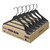Wooden Suit Hangers with Non Slip Pants Bar, 2-Pack Wood Extra-Wide Shoulder Hangers (Black)