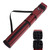 3x6 Square Hard Pool Cue Case, Billiard Stick Carrying Case for 3 Sticks, Billiard Cue Cases - Burgundy