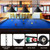 59" Pool Billiard Table Light with Billiard Balls Decoration, Pool Table Accessories - Black