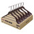 Wooden Suit Hangers with Non Slip Pants Bar, 2-Pack Wood Extra-Wide Shoulder Hangers (Dark Cherry)