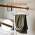 Wire Hangers with Wood Pants Bar for Dresses, Pants, Sweaters, Jackets, and Heavy Clothe (Black)