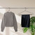 Wire Hangers with Wood Pants Bar for Dresses, Pants, Sweaters, Jackets, and Heavy Clothe (Black)