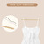 Wire Hangers with Wood Pants Bar for Dresses, Pants, Sweaters, Jackets, and Heavy Clothe (White)