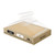 Metal Hangers with S-Shaped Opening Design for Dresses, Pants, Sweaters, Jackets, and Heavy Clothes (White)
